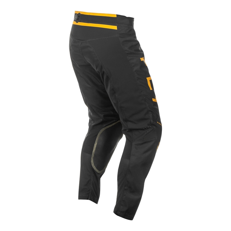 Pantaloni motocross FLY Racing Kinetic Center negru-auriu