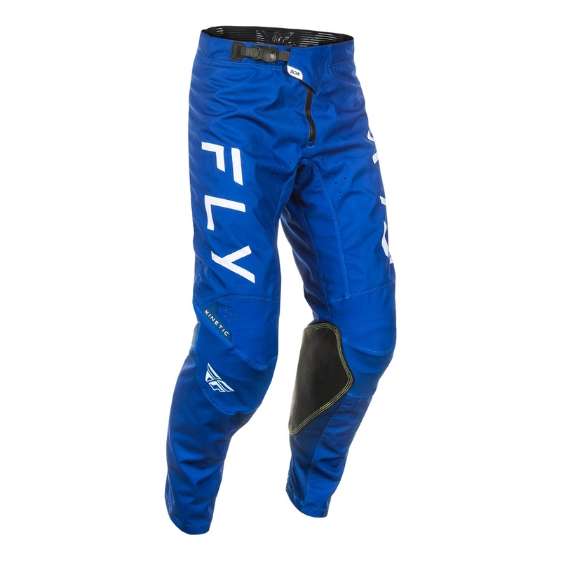 Pantaloni motocross FLY Racing Kinetic Center albastru-alb