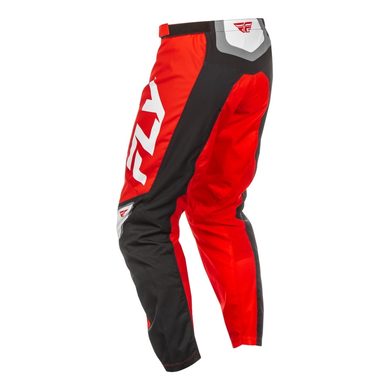 Pantaloni motocross FLY Racing F-16 negru-rosu-alb