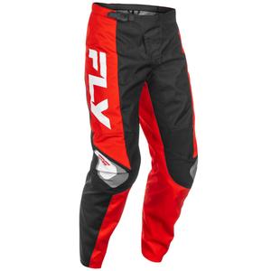 Pantaloni motocross FLY Racing F-16 negru-rosu-alb