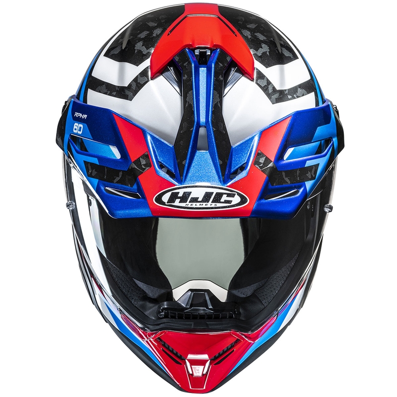 Casca moto enduro HJC RPHA 60 Dakar MC21 albastru-negru-alb