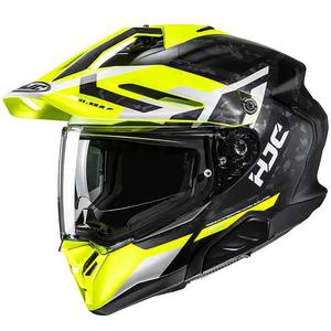 Casca moto enduro HJC RPHA 60 Dakar MC3HSF galben fluo-negru