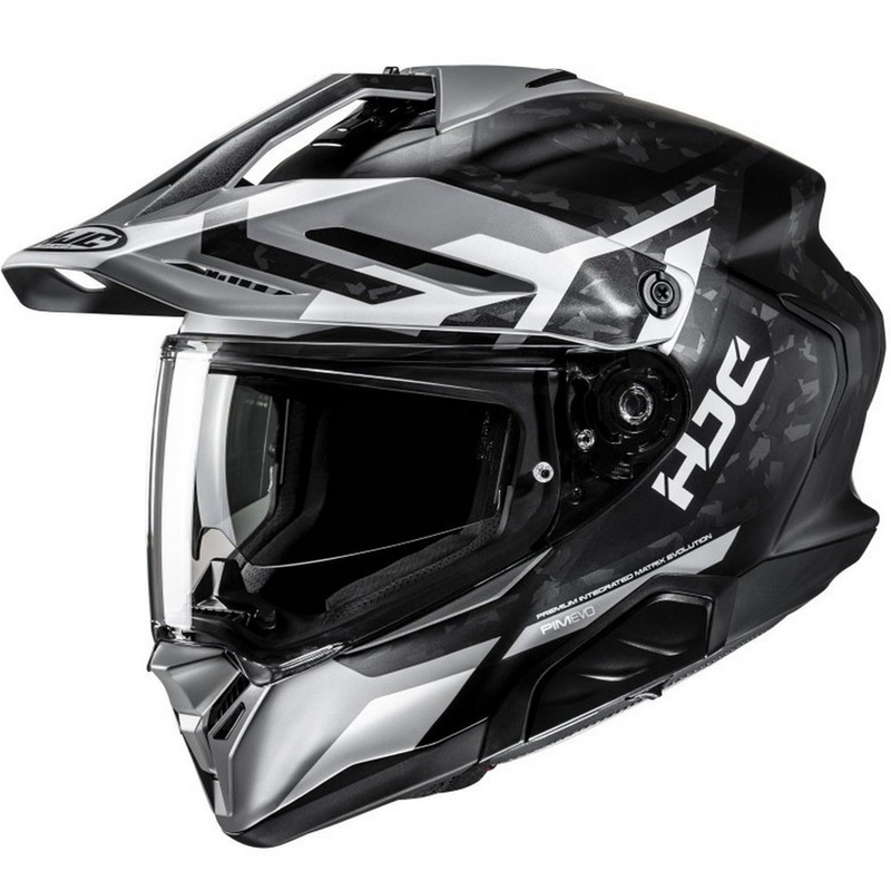 Casca moto enduro HJC RPHA 60 Dakar MC5SF negru-gri-alb
