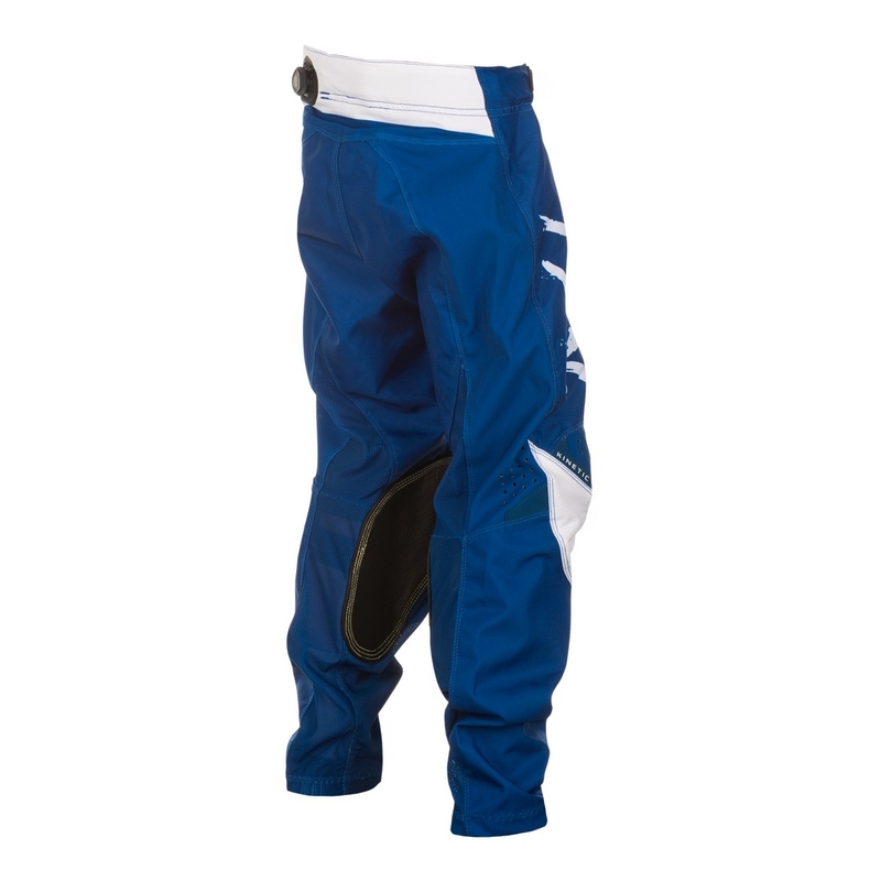 Pantaloni motocross copii FLY Racing Kinetic Stoke albastru-alb