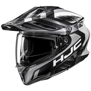 Casca moto enduro HJC RPHA 60 Quid MC5 gri-negru-alb