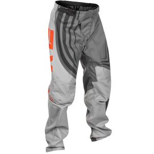 Pantaloni motocross copii FLY Racing F-16 gri-portocaliu