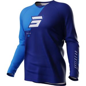 Tricou motocross Shot Squad albastru lichidare