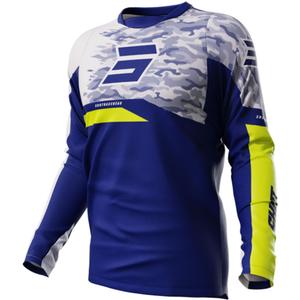 Tricoul de motocros Shot Matrix albastru lichidare