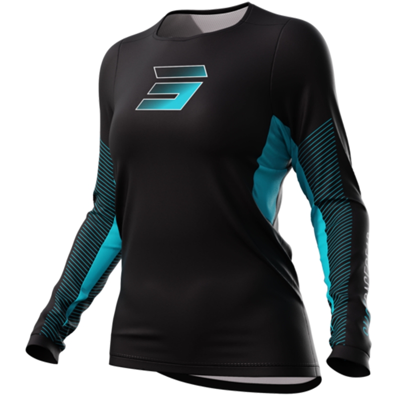 Tricou motocross pentru femei Shot Venus albastru lichidare