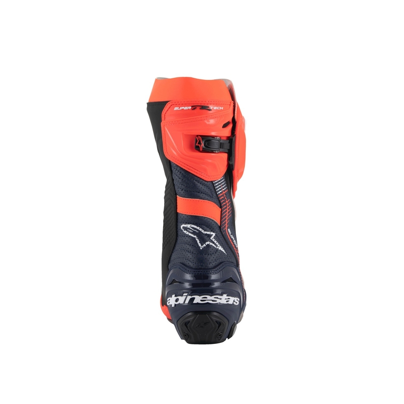 Ghete de motocicletă Alpinestars Supertech R Vented Limited Edition MM93 Marc Marquez Roșu-Albastru-Negru Fluo