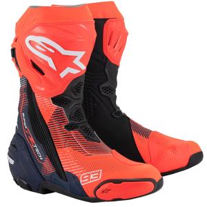 Ghete de motocicletă Alpinestars Supertech R Vented Limited Edition MM93 Marc Marquez Roșu-Albastru-Negru Fluo