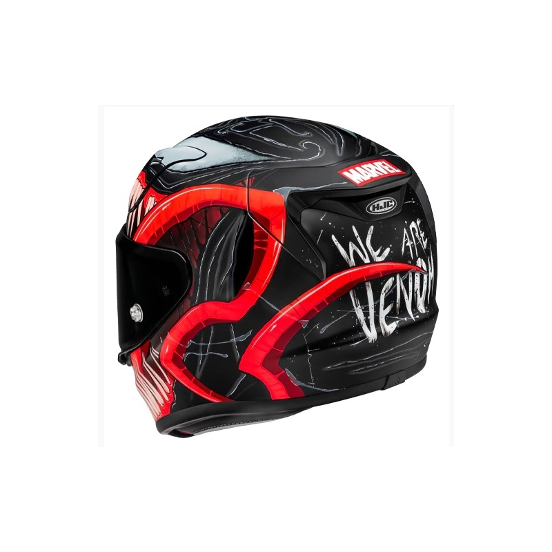 Cască integrală HJC RPHA 12 Venom 3 Marvel negru-roșu