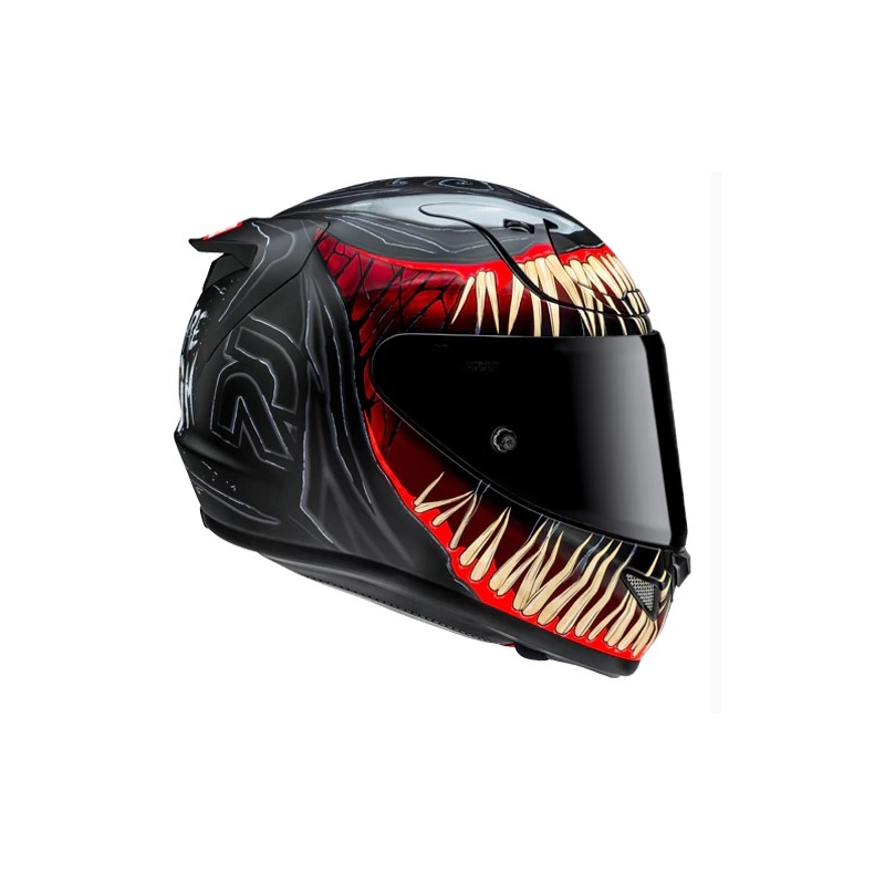 Cască integrală HJC RPHA 12 Venom 3 Marvel negru-roșu