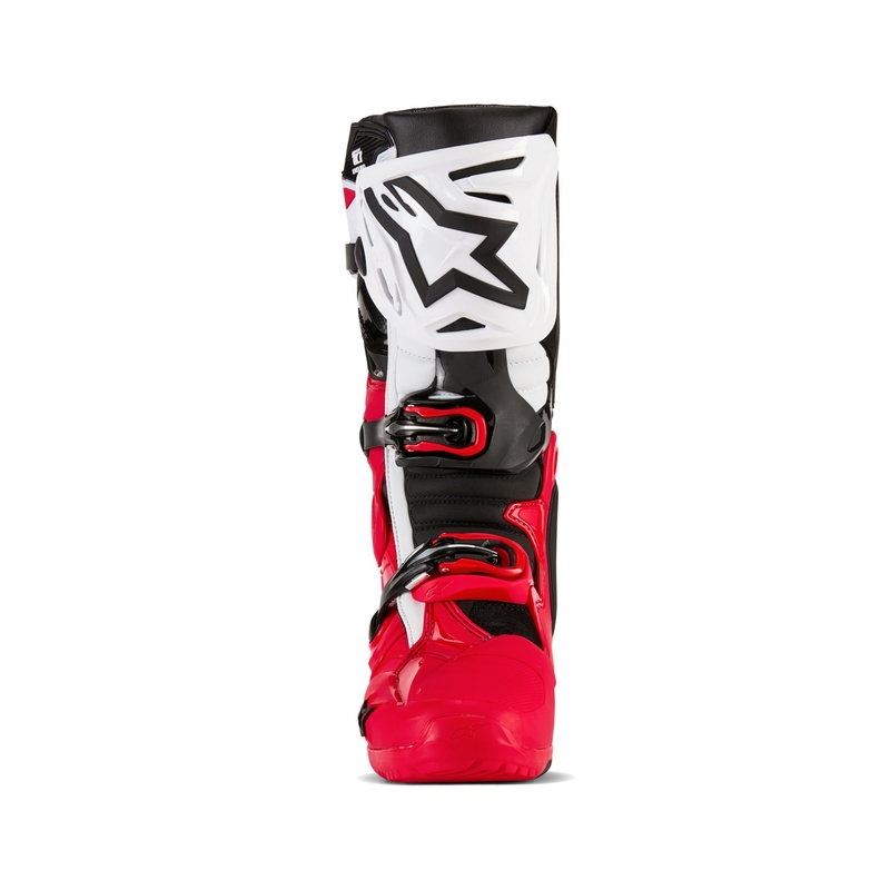 Ghete moto Alpinestars Tech 10 Enduro roșu-negru-alb