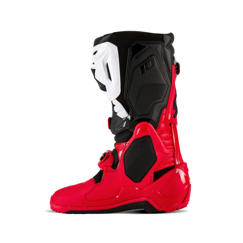 Ghete moto Alpinestars Tech 10 Enduro roșu-negru-alb