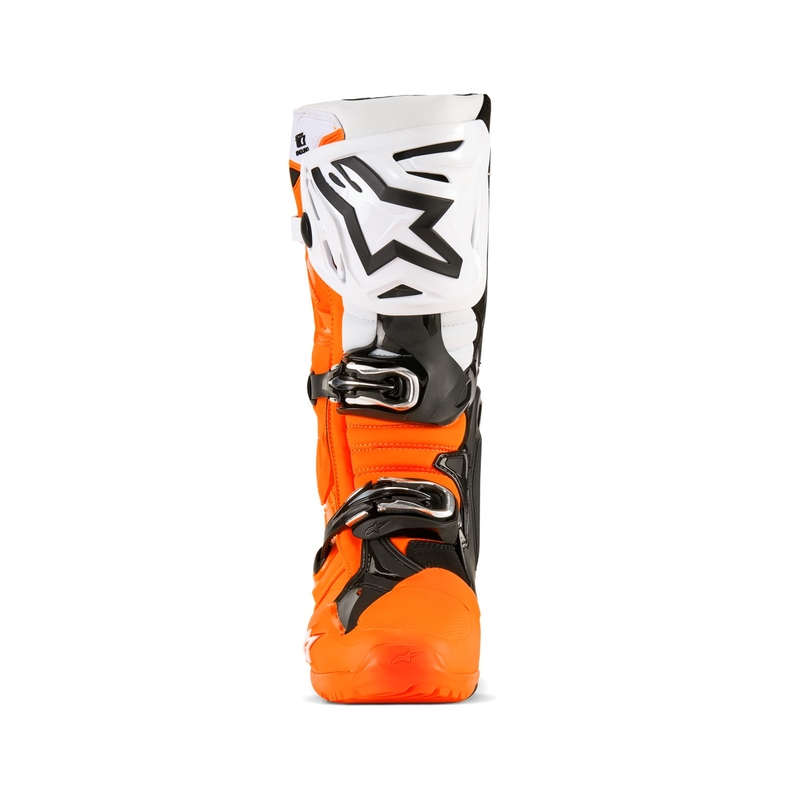 Cizme moto Alpinestars Tech 10 Enduro portocaliu fluo-negru-alb