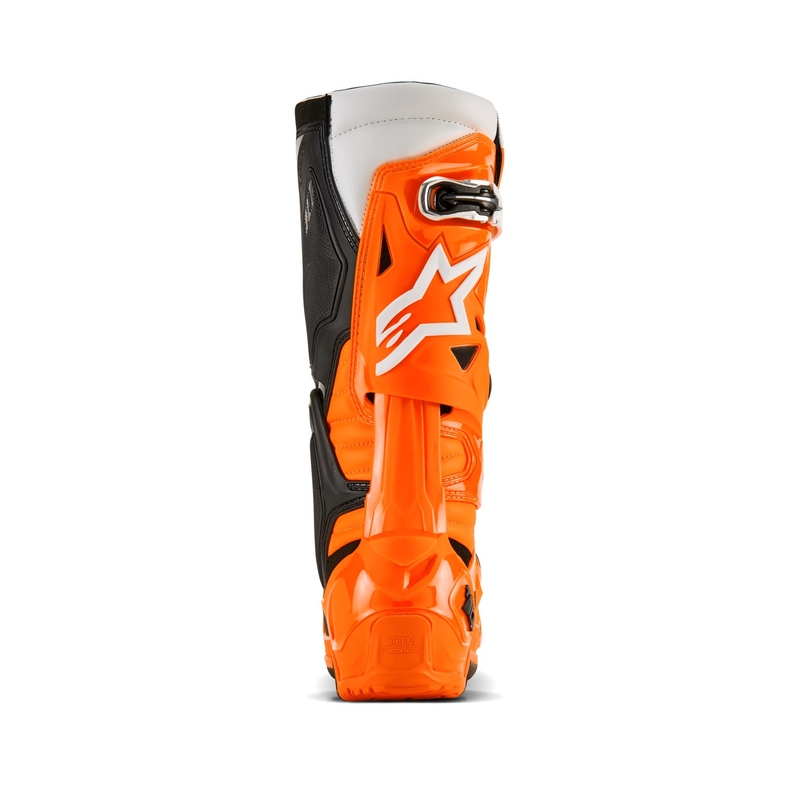 Cizme moto Alpinestars Tech 10 Enduro portocaliu fluo-negru-alb