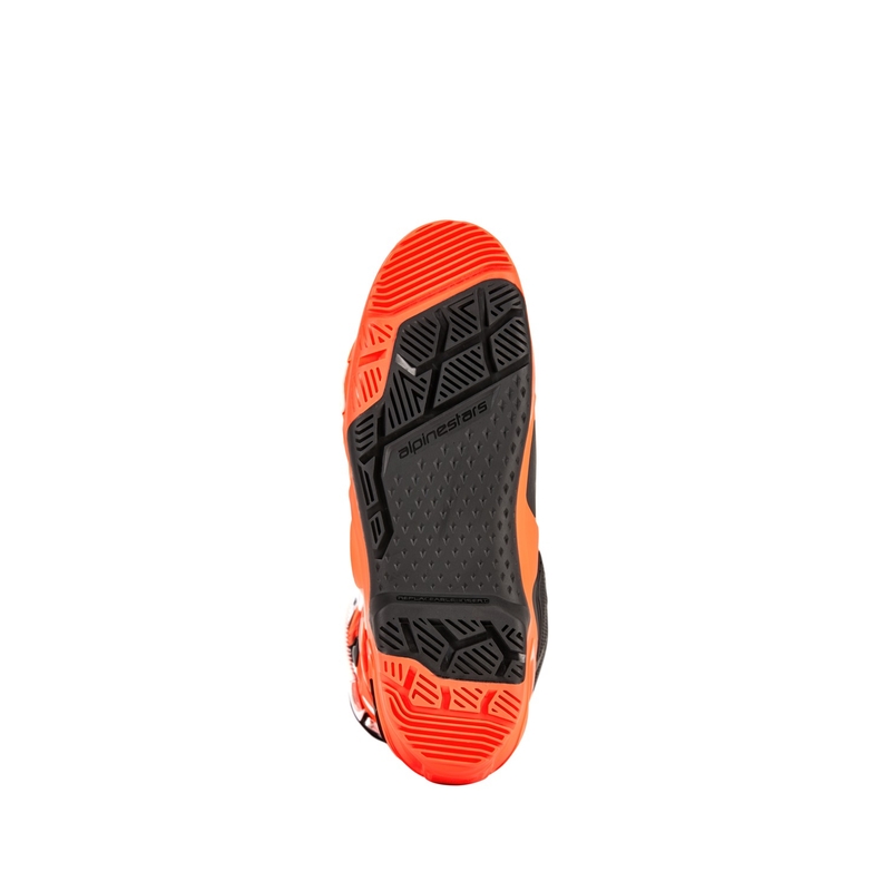 Cizme moto Alpinestars Tech 10 Enduro portocaliu fluo-negru-alb