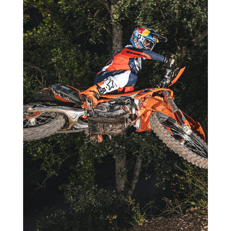 Cizme moto Alpinestars Tech 10 Enduro portocaliu fluo-negru-alb