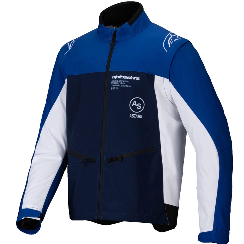 Geacă softshell Alpinestars Lite Dura Softshell albastru-alb