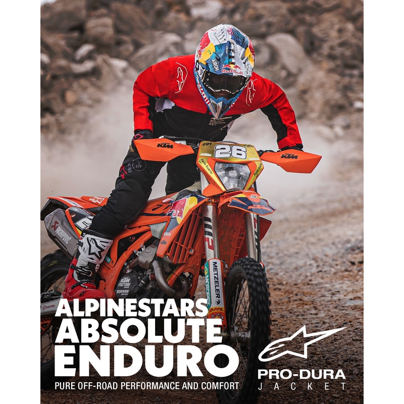 Jacheta Alpinestars PRO-Dura negru-rosu-alb
