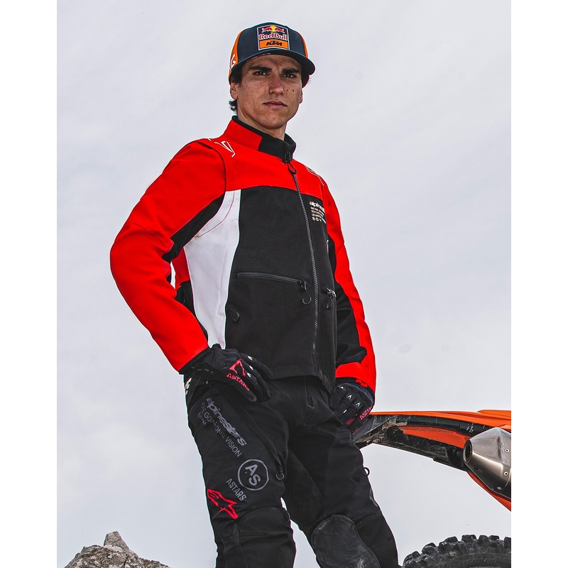 Jacheta Alpinestars PRO-Dura negru-rosu-alb