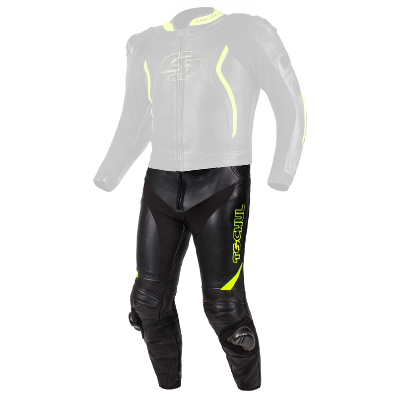 Pantaloni Tschul 535 negru-galben-fluo pentru bărbați výprodej lichidare