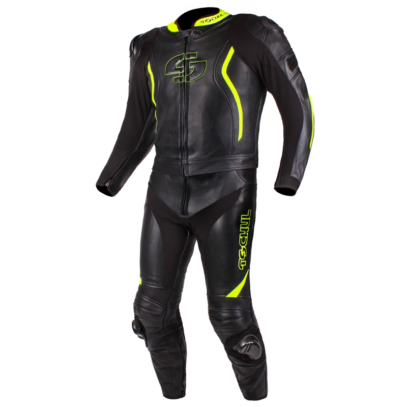 Pantaloni Tschul 535 negru-galben-fluo pentru bărbați výprodej lichidare