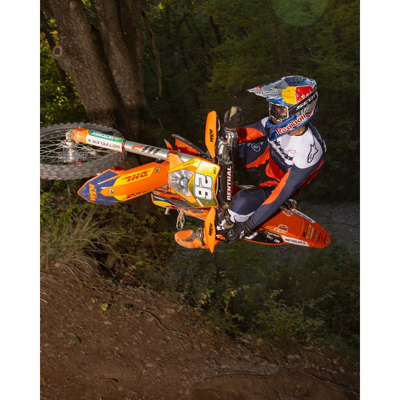 Tricou motocross Alpinestars PRO-Dura albastru-portocaliu-alb