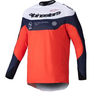 Tricou motocross Alpinestars PRO-Dura albastru-portocaliu-alb