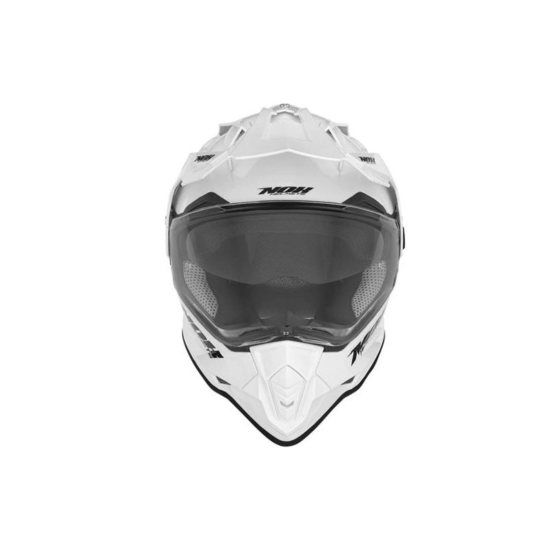 Casca enduro NOX N312 alb perlat