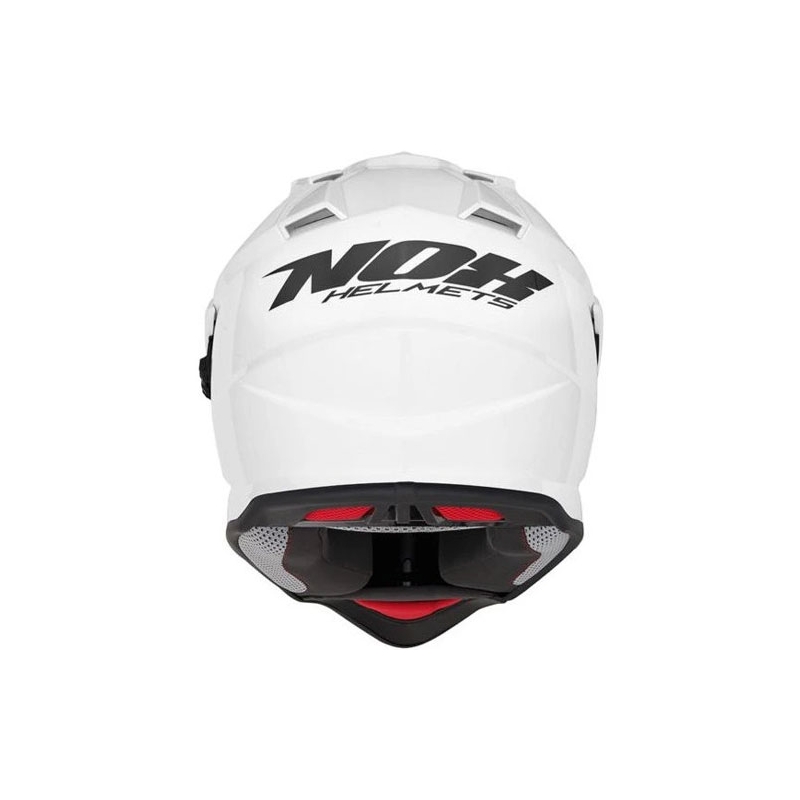 Casca enduro NOX N312 alb perlat