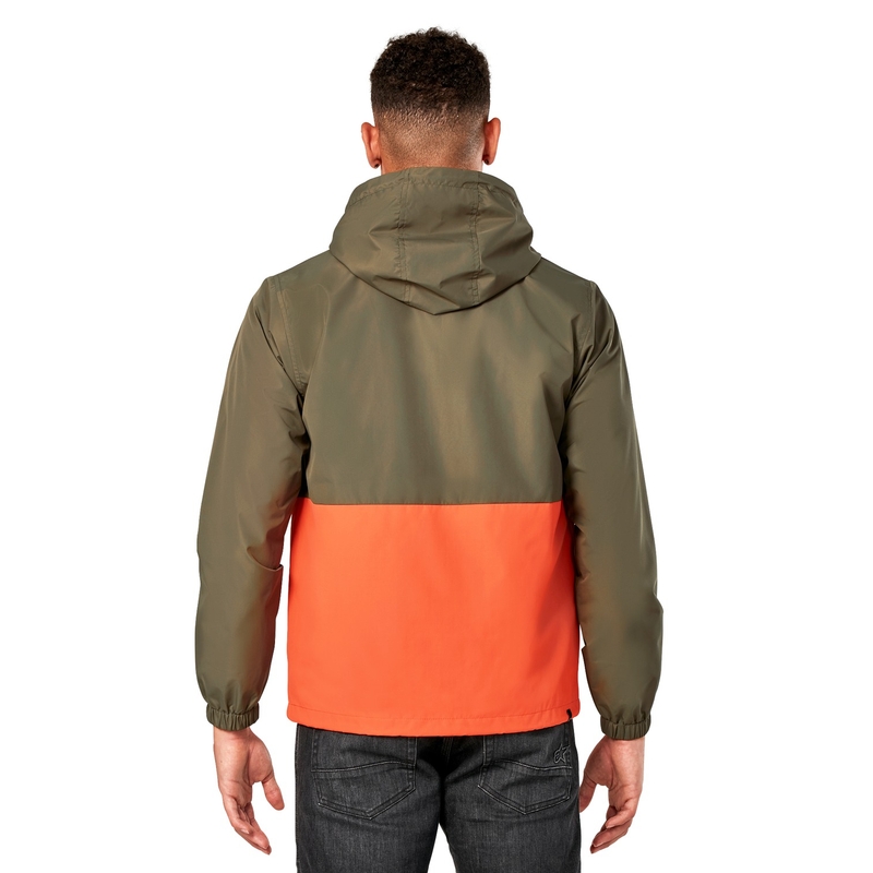 Jachetă Alpinestars Speeded Windbreaker verde-portocaliu