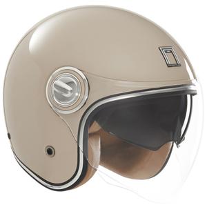 Casca moto deschisa Nox Premium Heritage bej