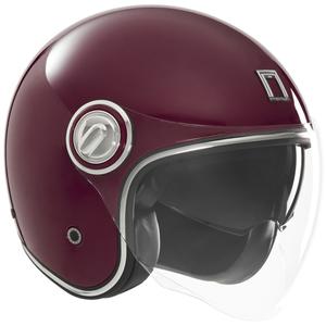 Casca moto deschisa NOX PREMIUM Heritage bordeaux