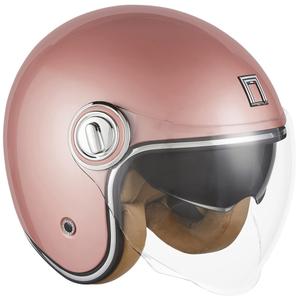 Casca moto deschisa NOX PREMIUM Heritage rose gold
