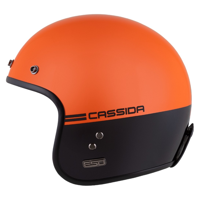 Cassida Motocicleta Cassida Eso Super Hooligan Open Negru-Portocaliu Pearl