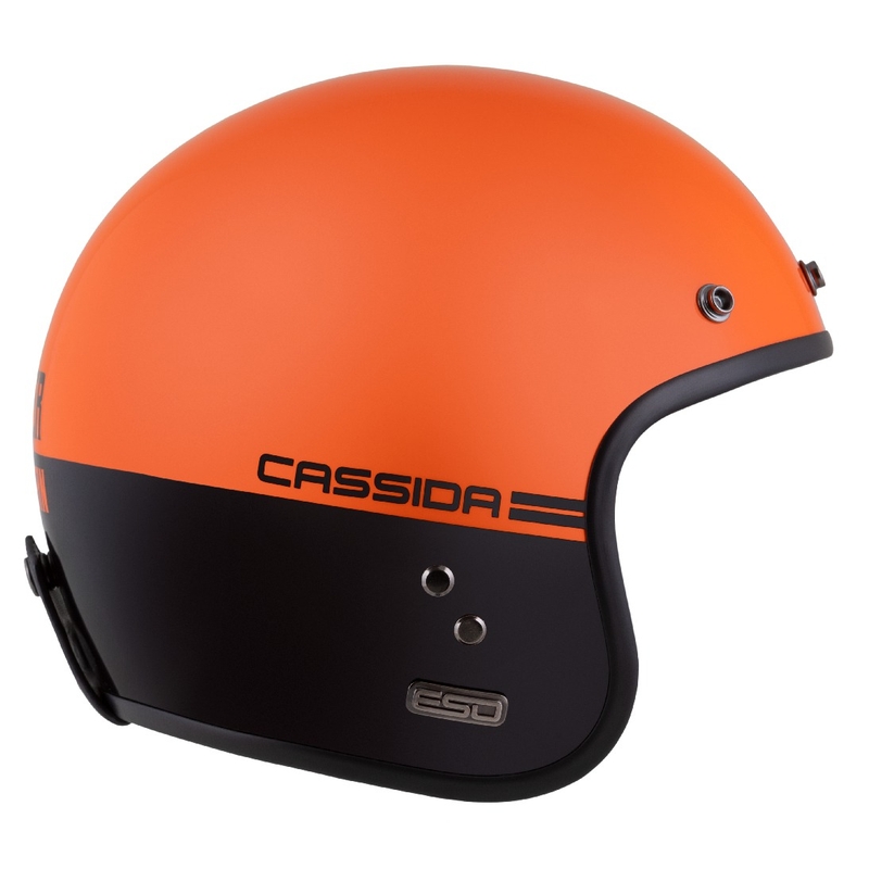 Cassida Motocicleta Cassida Eso Super Hooligan Open Negru-Portocaliu Pearl