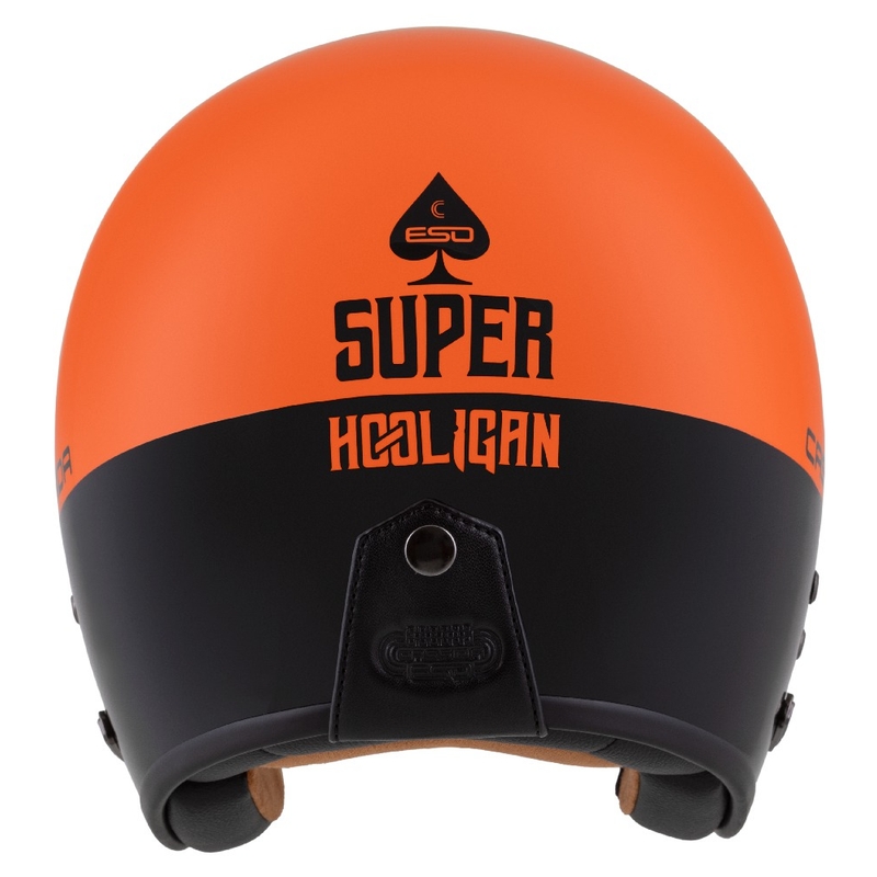 Cassida Motocicleta Cassida Eso Super Hooligan Open Negru-Portocaliu Pearl