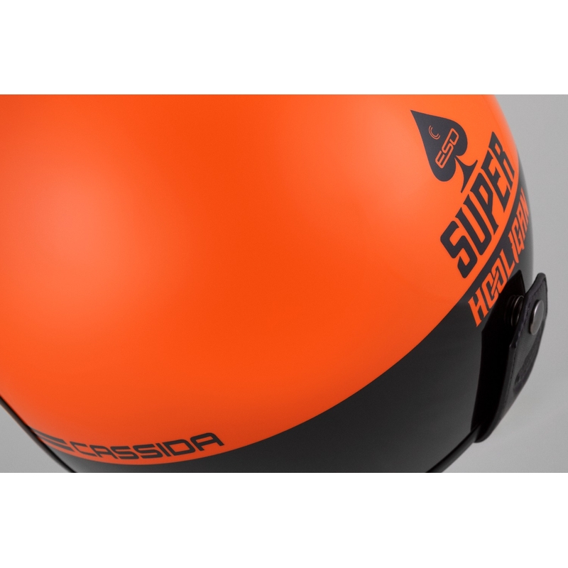 Cassida Motocicleta Cassida Eso Super Hooligan Open Negru-Portocaliu Pearl