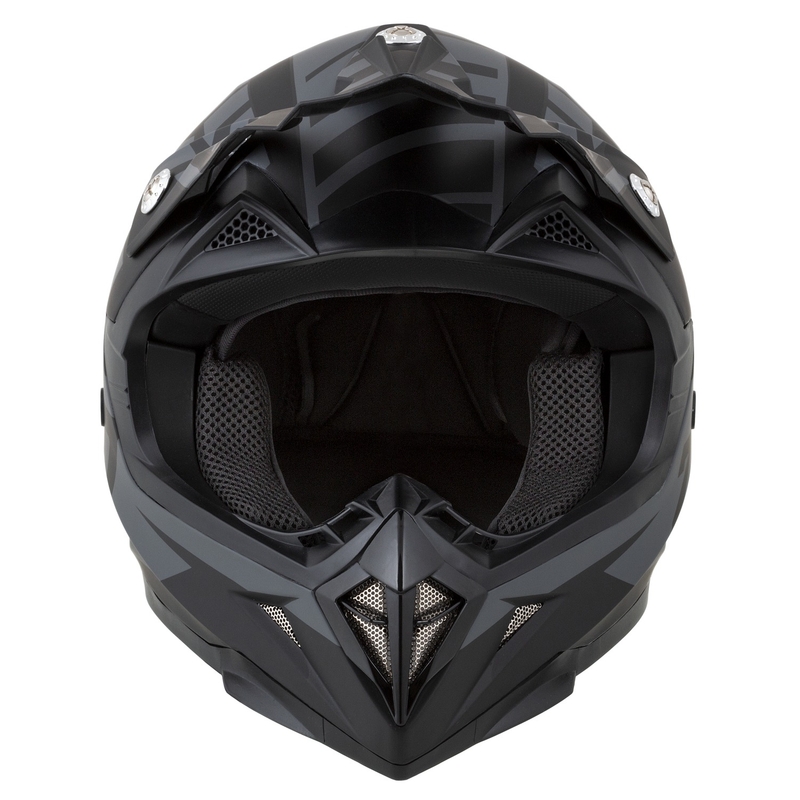 Casca motocross ZED X1.9 Targa gri-negru mat