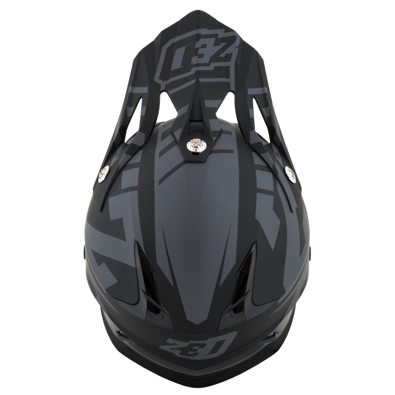 Casca motocross ZED X1.9 Targa gri-negru mat