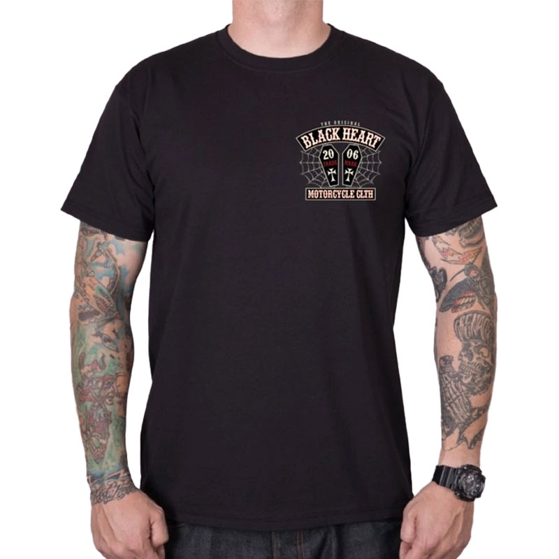 Tricou Black Heart Coffin negru