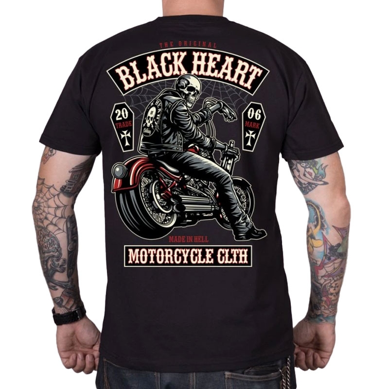 Tricou Black Heart Coffin negru