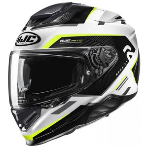 Casca integrala pentru motociclete HJC RPHA 71 Ellon MC3H alb-negru-galben fluor