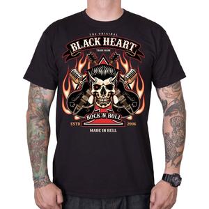 Tricou Black Heart HillBilly Boy negru