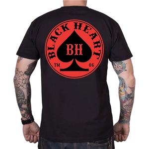Tricou negru Black Heart Ace