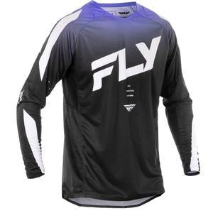 Tricou motocross FLY Racing Evolution negru-alb-violet