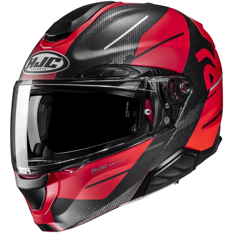 Cască de motocicletă rabatabilă HJC RPHA 91 Blat MC1SF roșu-negru