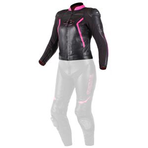 Jachetă pentru femei Tschul 536 negru și roz lichidare